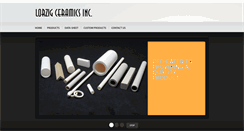 Desktop Screenshot of lorzigceramics.com